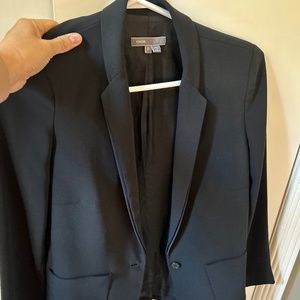 Vince blazer size 0 black